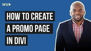 New Divi 3.0 theme tutorial | How to create a promo page