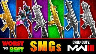 MW3 Submachine Guns (SMGs) Ranked WORST to BEST! [Modern Warfare 3]