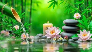 Relaxing Music for Stress Relief, Deep Sleeping Music  Meditation, Nature, Bamboo Water Sounds