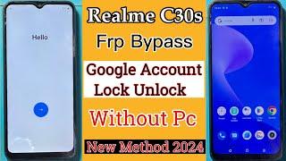 REALME C30s FRP Bypass WithOut Pc | REALME C30s Google Account Unlock New Method