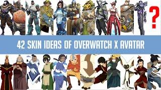 All 42 Heroes Overwatch x Avatar Collaboration