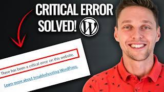 Critical Error WordPress & White Screen of Death  FIX 2024