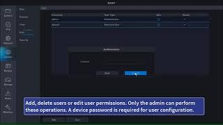 How to setup System of UNV NVR about basic operations