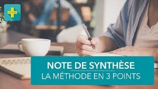 Note de synthèse #5 Méthodologie en 3 points