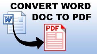 How to Convert Word to PDF Microsoft Office