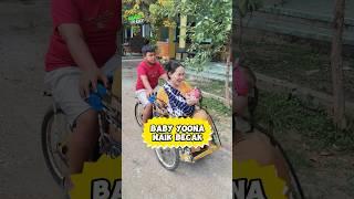 BABY YOONA NAIK BECAK MINI  #bayilucu #babyyoona #shorts