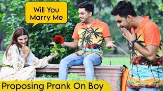 Proposing Prank On Cute Boy Turns into Date@crazycomedy9838