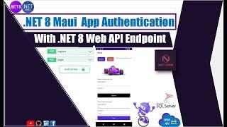 .NET 8 Core Web API Authentication in Maui App: Effortless User Login & Registration with Tokens! 
