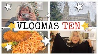 ⭐️ VLOGMAS TEN / FRESH HAIR, YUMMY FOOD & PACKING BEGINS