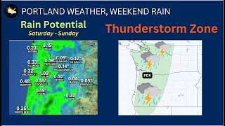 Portland Weather, Saturday Rain Likely