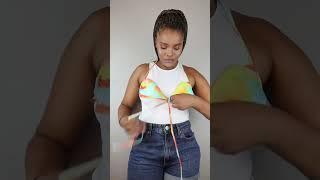 How to tie bikini top hacks |ways to tie bikini top #fashion #fashionhacks #hacks #bikini #shorts