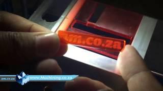 TruCUT Lite Vertical 40W CO2 Laser Engraving Machine Engraving on 4mm Perspex and Making a Cut Out