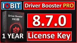 IOBIT Driver Booster PRO 8.7.0.NEW 1 YEAR License Key 2021