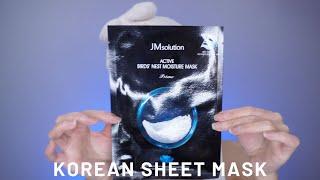 Korean Sheet Mask - JMsolution Bird's Nest Moisture Mask Review | Tiana Le