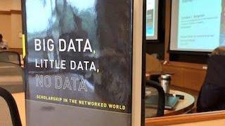 Christine Borgman: Data, data everywhere -- but how to manage and govern?