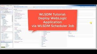 How to Deploy an Application to a WebLogic Server Automatically?