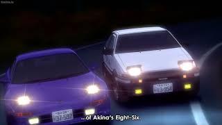 AE86 vs MR-2 Fifth Stage flashback scene