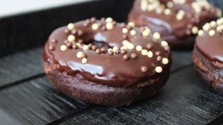 How To Make Double Chocolate Donuts (Doughnuts) - By One Kitchen Episode 187