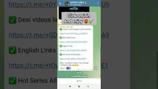 Telegram hot Video Channel Link 2024 | Best Telegram Adult Channel #telegram #shorts