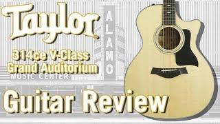 What Does V-Class Bracing Sound Like? Review of New Taylor 314ce V-Class Acoustic Electric Guitar