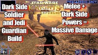 Star Wars Knights of the Old Republic Dark Side 8 Soldier 12 Jedi Guardian Build