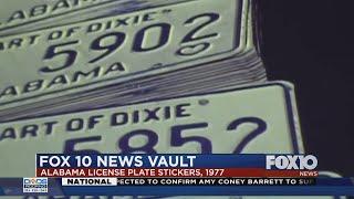 FOX10 News Vault: Alabama Tags Get Stickers (1977)