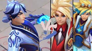 Porcelain Protector Ezreal VS Battle Academia & Star Guardian Ezreal Skin Comparison Spotlight 2022