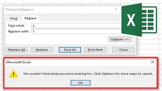 Fix Find and Replace Not Working in Microsoft Excel