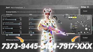 New Update 3.4Best Sensitivity Code + Control Settings Pubg Mobile/Bgmi Sensitivity 2024,.,,