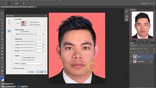 Photoshop tip#1: Changing background color of passport photo