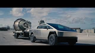 Tesla Cybertruck with SpaceX Raptor Engine