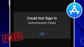 How To Fix App Store Could Not Sign In | Apple Id Could Not Sign In Apple ID On App Store | iOS 17
