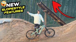 UK'S FIRST PUBLIC SLOPESTYLE MTB TRAIL IS COMPLETE - 4 NEW FEATURES!