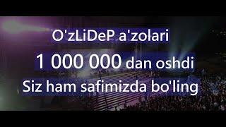 O’zLiDeP аъзолари 1 миллиондан ошди. Сиз ҳам сафимизда бўлинг