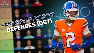 2024 Fantasy Defense Playoff Strategy: BEST DST Streamers, Schedules, Targets