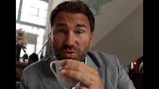 WOW! - EDDIE HEARN ON REACHING A DEAL WITH FRANK WARREN FOR SAUNDERS v ANDRADE, PURSE BID CANCELLED!