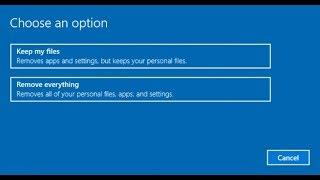 How To Factory Reset Any Windows 10 Computer - Restore To Factory Settings