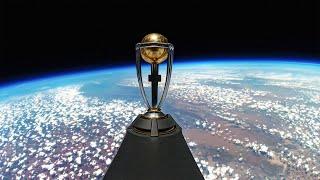 ICC Men's Cricket World Cup Trophy Tour 2023 launches into space 