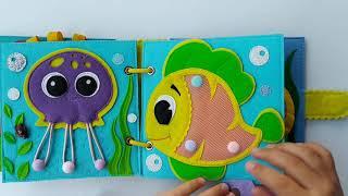 Sea Quiet book Pattern PDF for toddler