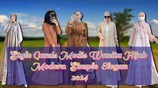 MODEL GAMIS TERBAIK⭐2024 WANITA HIJAB MODIS