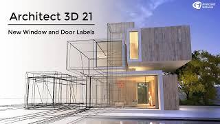 Architect 3D 21 - New Window Door Label EN