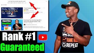 How To Rank Your Videos In YouTube Search (THIS WORKS THE BEST)