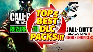 Top 5 BEST DLC Map Packs in COD Zombies!!!
