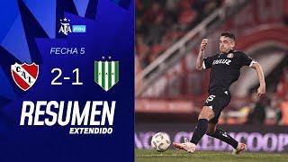 Independiente  2-1  Banfield | #TorneoBetano | Resumen Extendido | Fecha 5