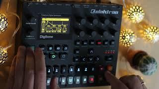 Elektron Digitone One Pattern Jam (featuring IGS Volfram Limiter, dual 1176 clone)