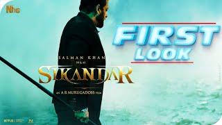 Sikandar | Salman Khan | First Look | Teaser On 27th Dec 11:07 AM | Rashmika Mandanna