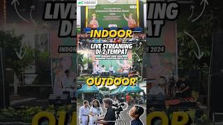 Live Streaming WORKSHOP UMKM MUDA di 2 Tempat INDOOR & OUTDOOR