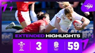 DOMINATING 󠁧󠁢󠁥󠁮󠁧󠁿 | Extended Highlights | Wales v England