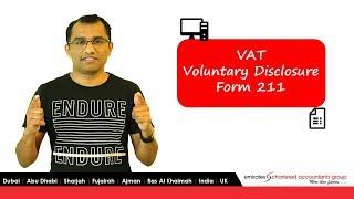 VAT Voluntary Disclosure Form 211 | CA. Manu Nair - CEO Emirates Chartered Accountants Group