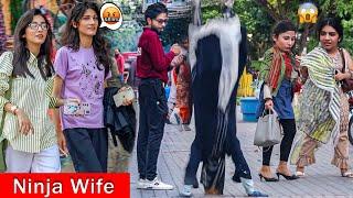 Ninja Wife Best Reaction Prank || BY AJ- AHSAN ||